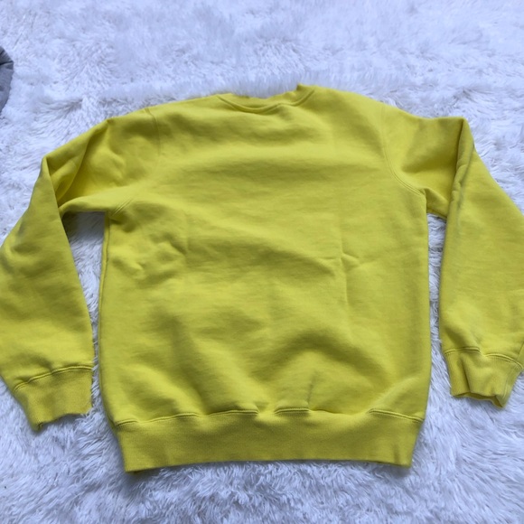 Stussy Yellow Crewneck Sweatshirt - Picture 5 of 11